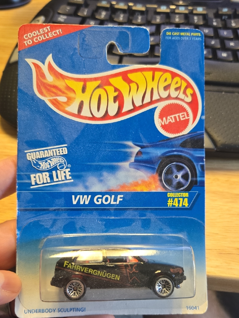 Hot Wheels VW Golf Kids Toy Car - Black